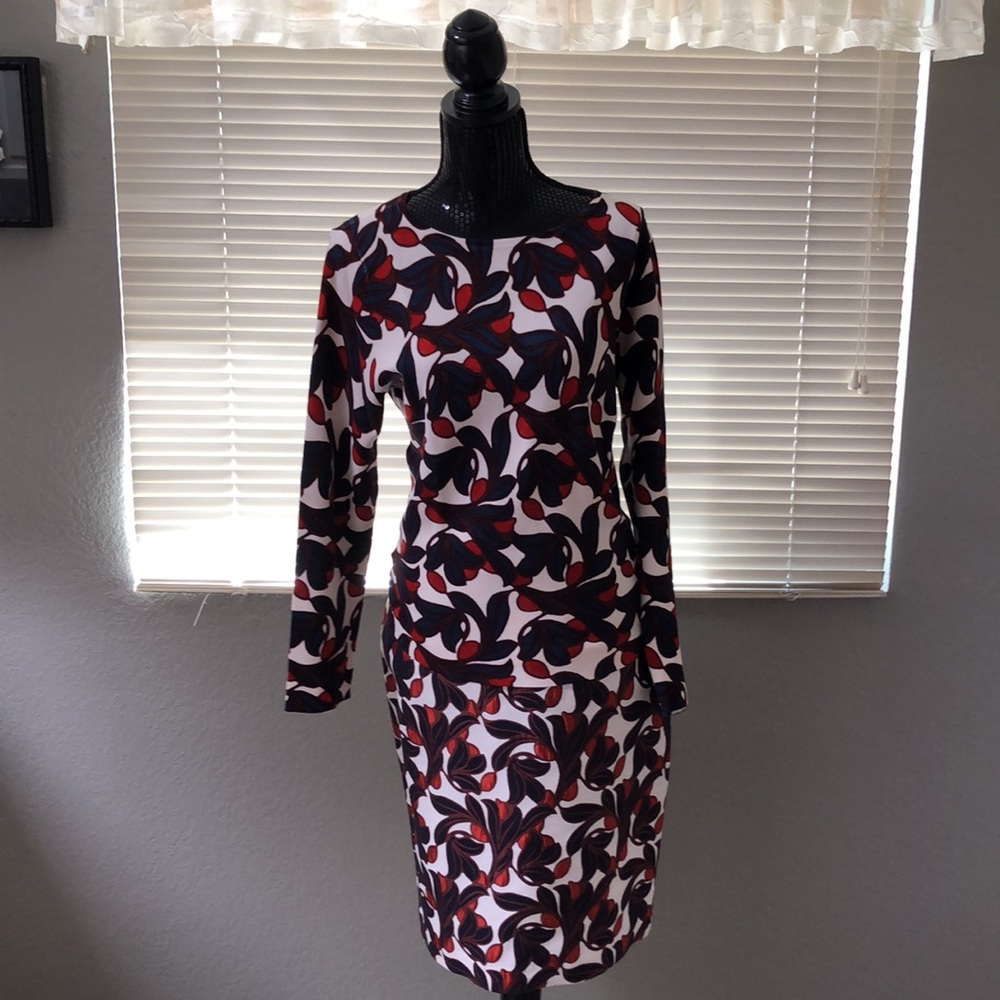 Ann Taylor 2 piece knit ensemble. Rich colors make this outfit a standout. Sx 12